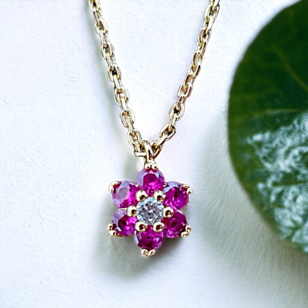 KATE SPADE CZ Flower Pendant Necklace